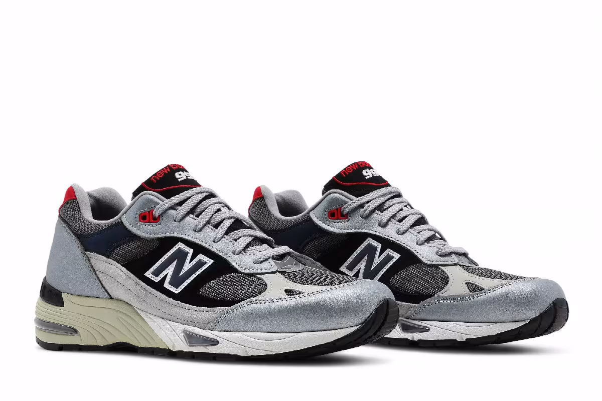 New Balance 991 Made in England Silver, view 9