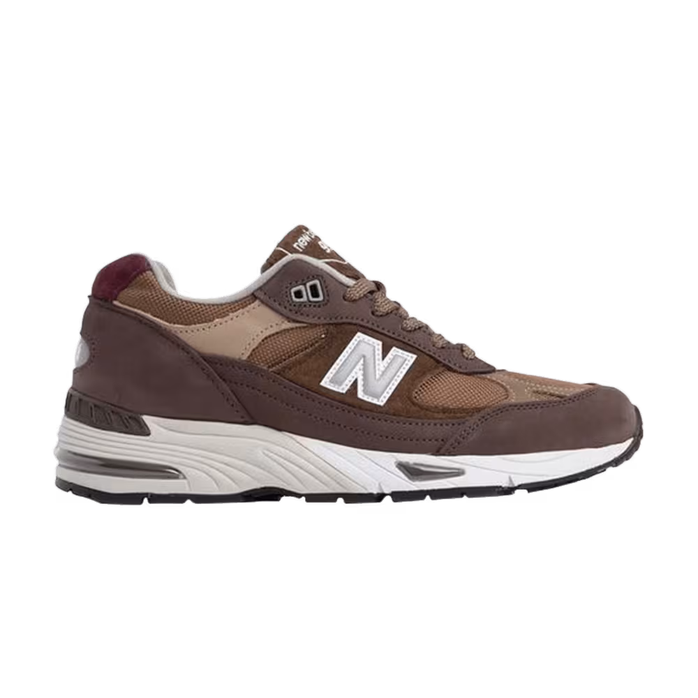 New Balance 991 Made in England Brown White