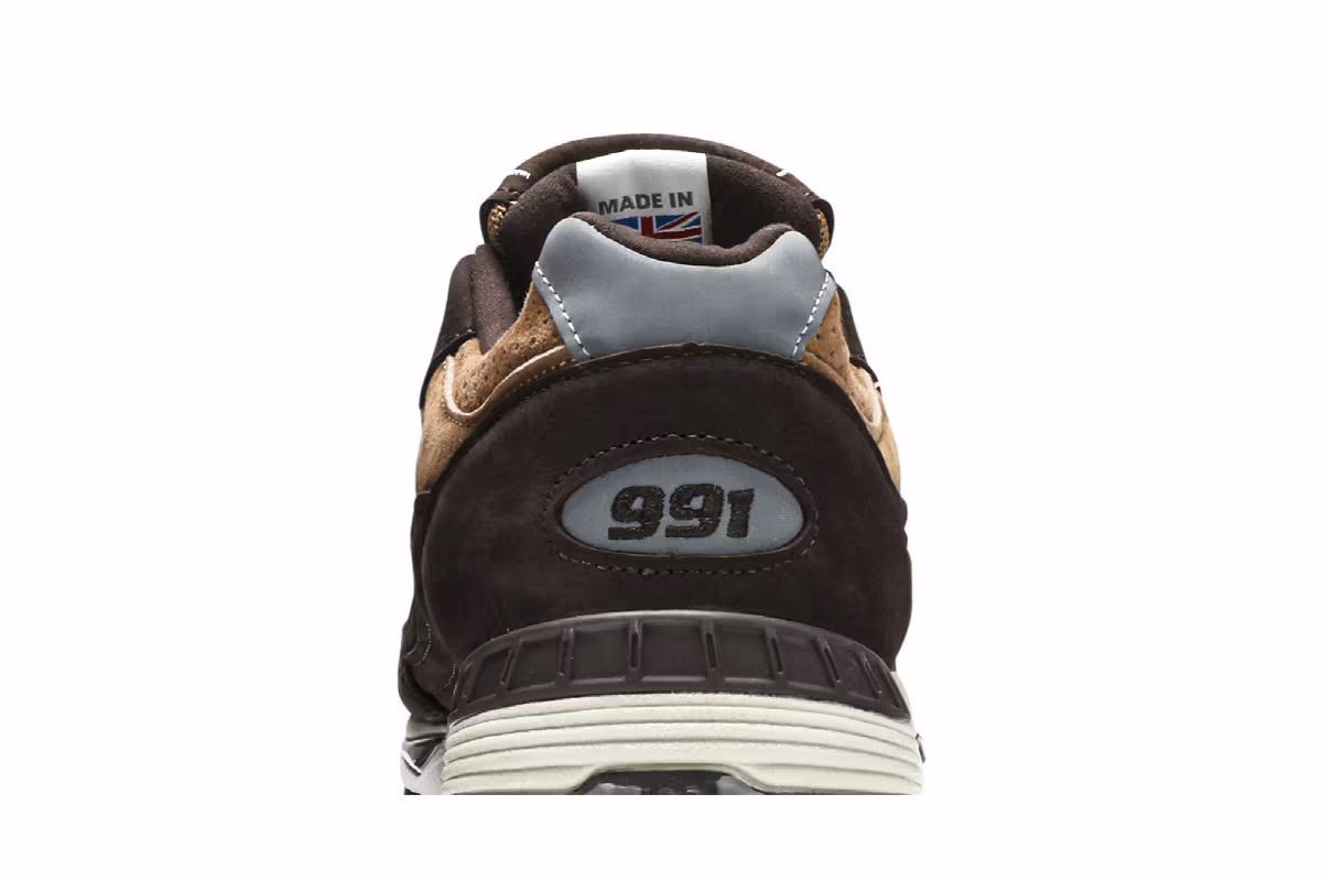 New Balance 991 Made in England Brown Tan, view 8