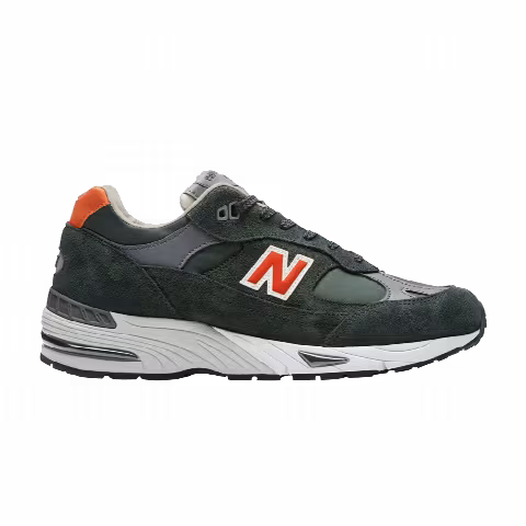 New Balance 991 Made In England 'Forest Green Orange'