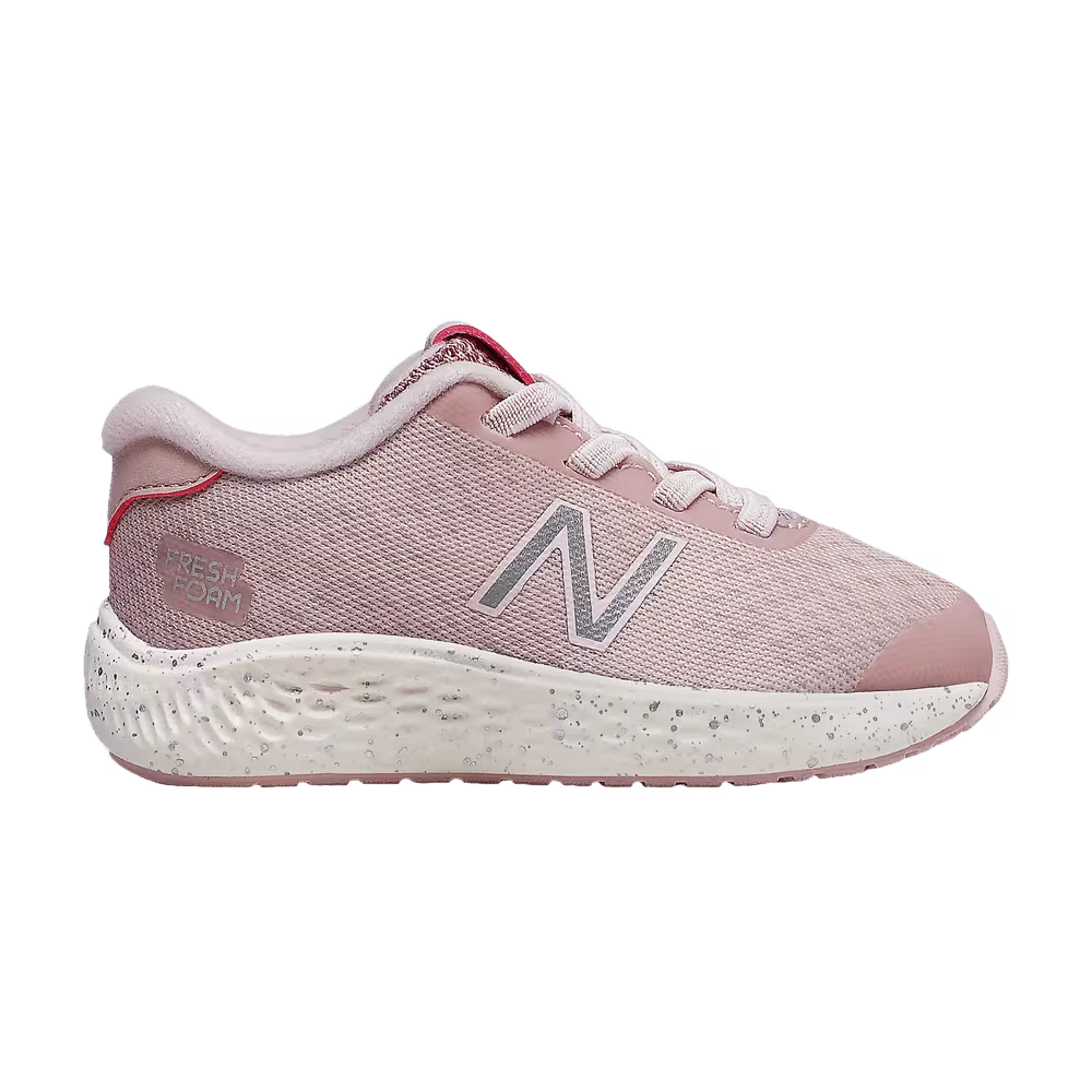New Balance Fresh Foam Arishi NXT Slip-On Toddler Wide Light Pink Silver