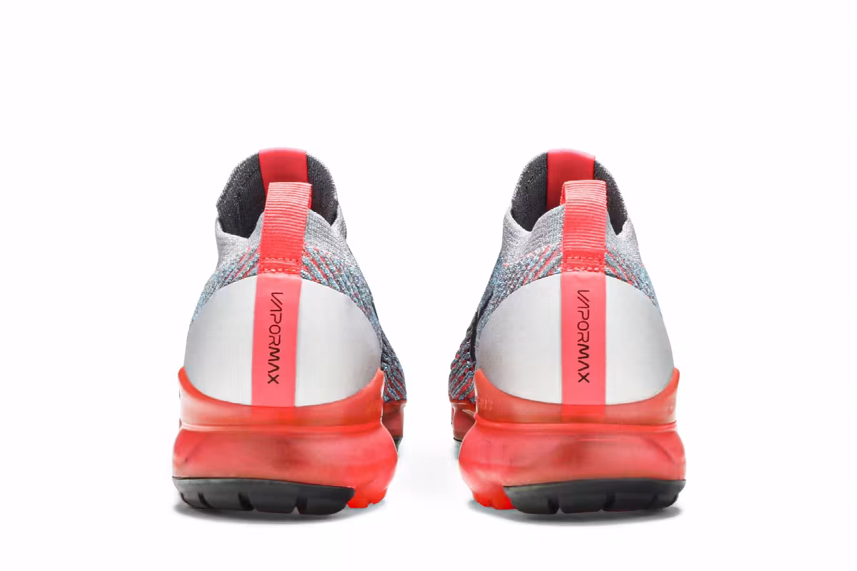 Nike Women's Air VaporMax Flyknit 3 Flash Crimson, view 7
