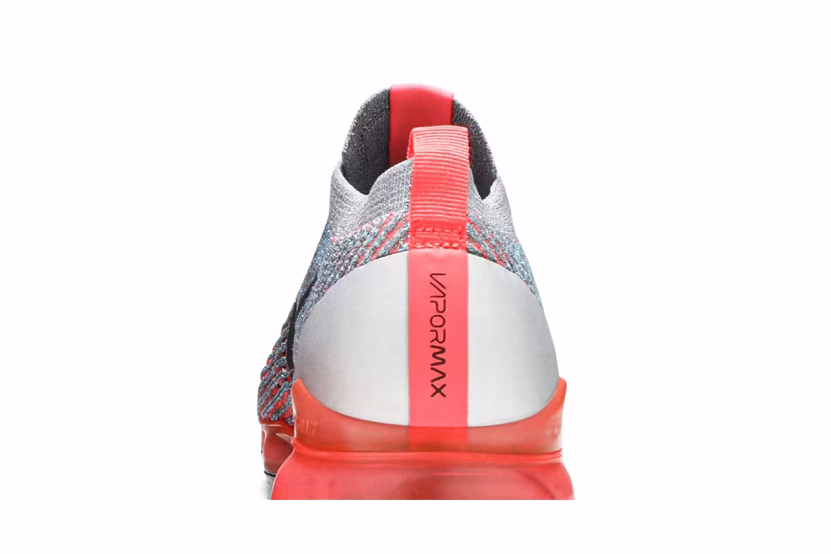 Nike Women's Air VaporMax Flyknit 3 Flash Crimson, view 8