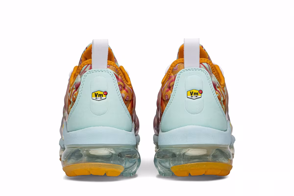 Nike Women's Air VaporMax Plus Orange Dip Dye, view 7