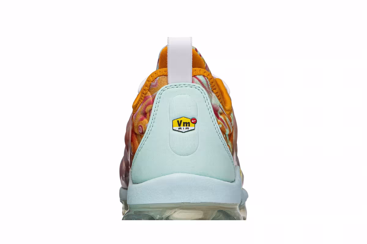 Nike Women's Air VaporMax Plus Orange Dip Dye, view 8