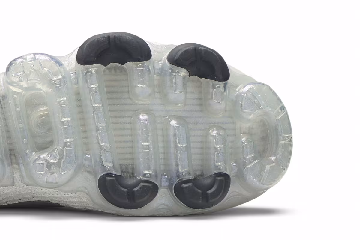 Nike Women's Air VaporMax Flyknit 3 White Silver, view 6