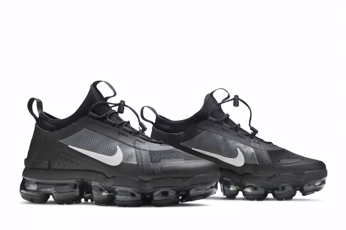 Nike Women's Air VaporMax 2019 Utility Black Reflect Silver, view 9