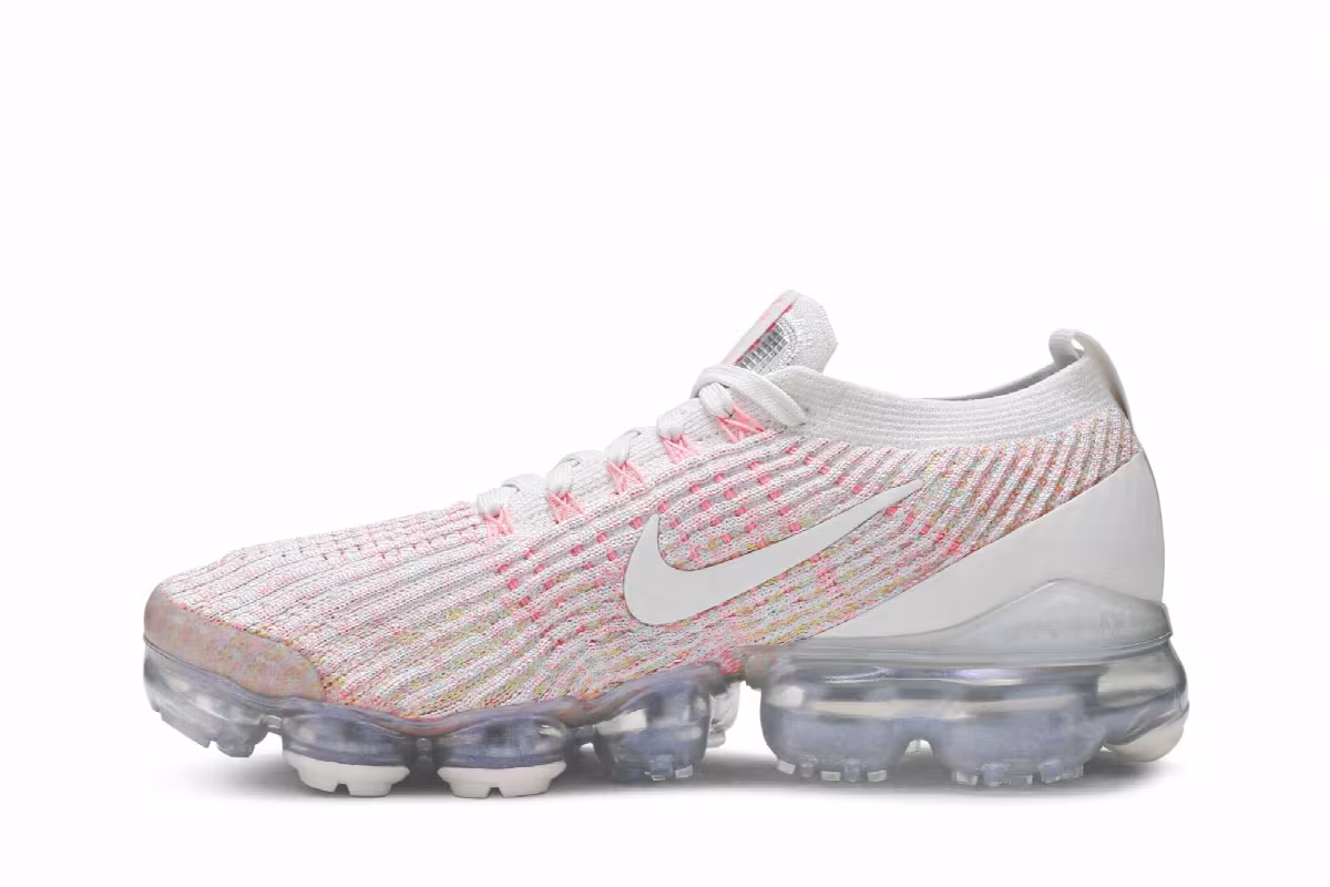 Nike Women's Air VaporMax Flyknit 3 Sunset Pulse, view 4