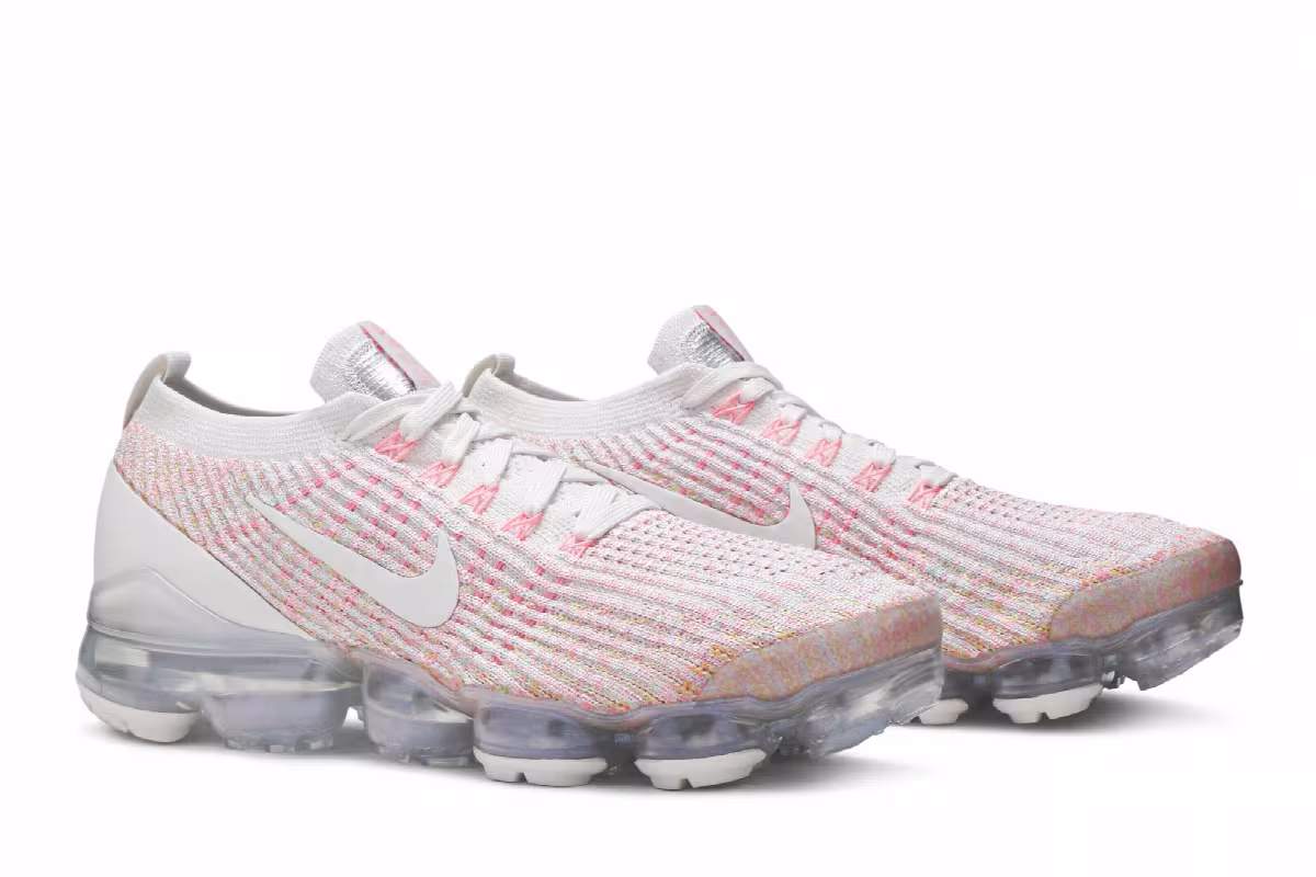 Nike Women's Air VaporMax Flyknit 3 Sunset Pulse, view 9