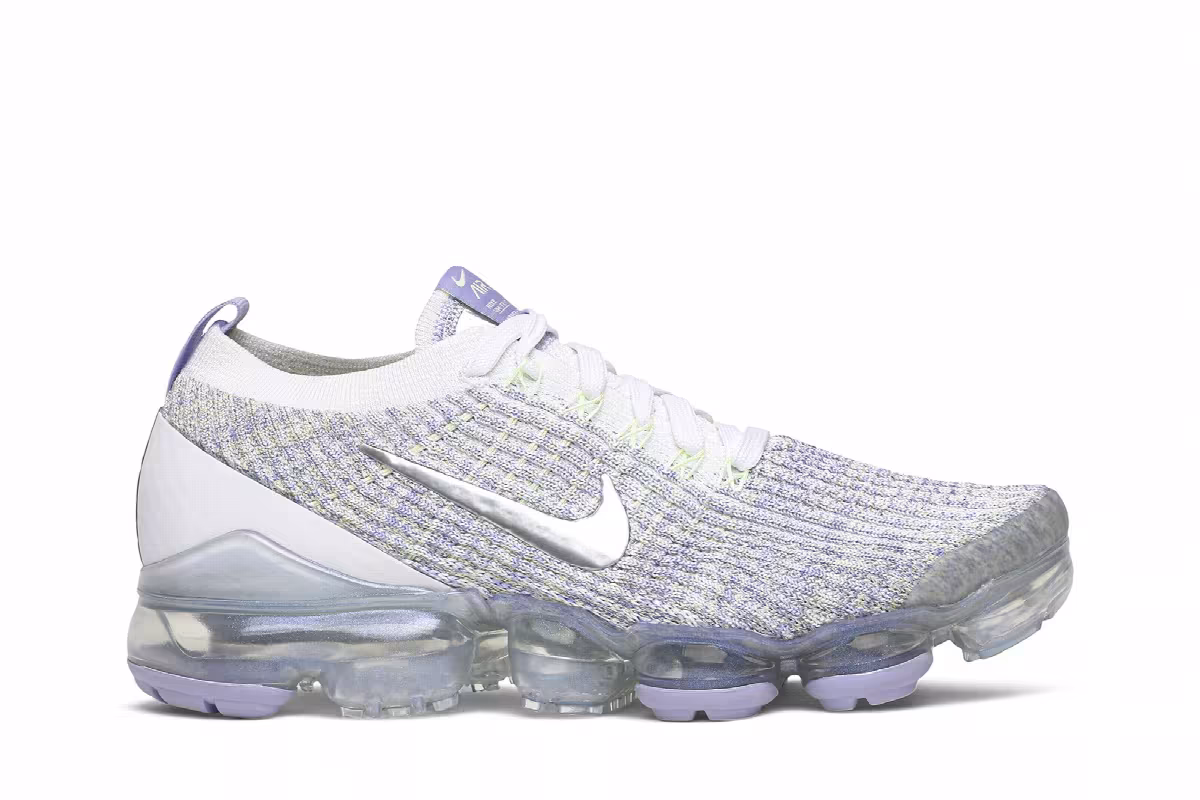 Nike Women's Air VaporMax Flyknit 3 Barely Volt, view 2