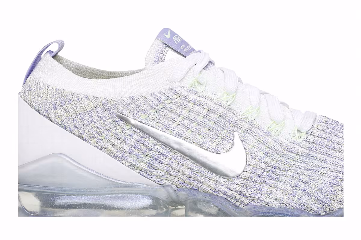 Nike Women's Air VaporMax Flyknit 3 Barely Volt, view 3
