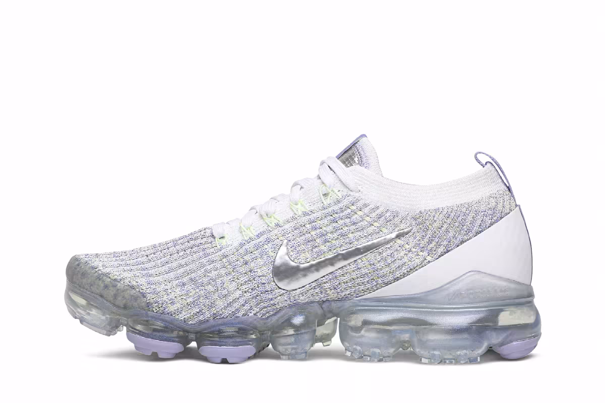Nike Women's Air VaporMax Flyknit 3 Barely Volt, view 4