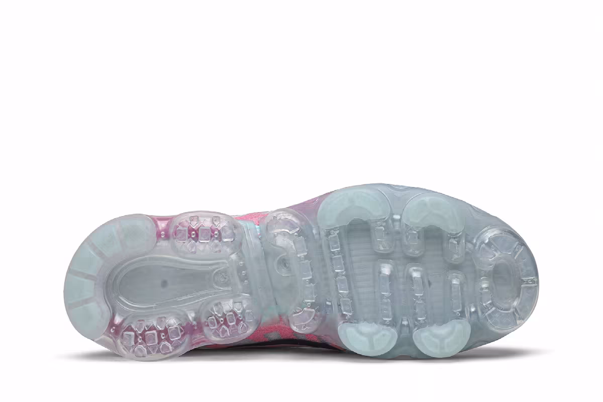 Nike Women's Air VaporMax 2019 Grey Pink, view 5