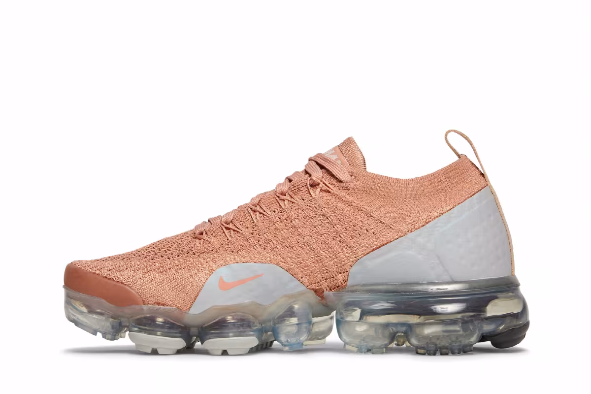 Nike Women's Air VaporMax Flyknit 2 Rose Gold, view 4