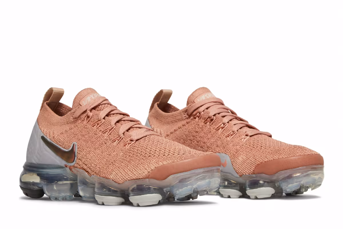 Nike Women's Air VaporMax Flyknit 2 Rose Gold, view 9