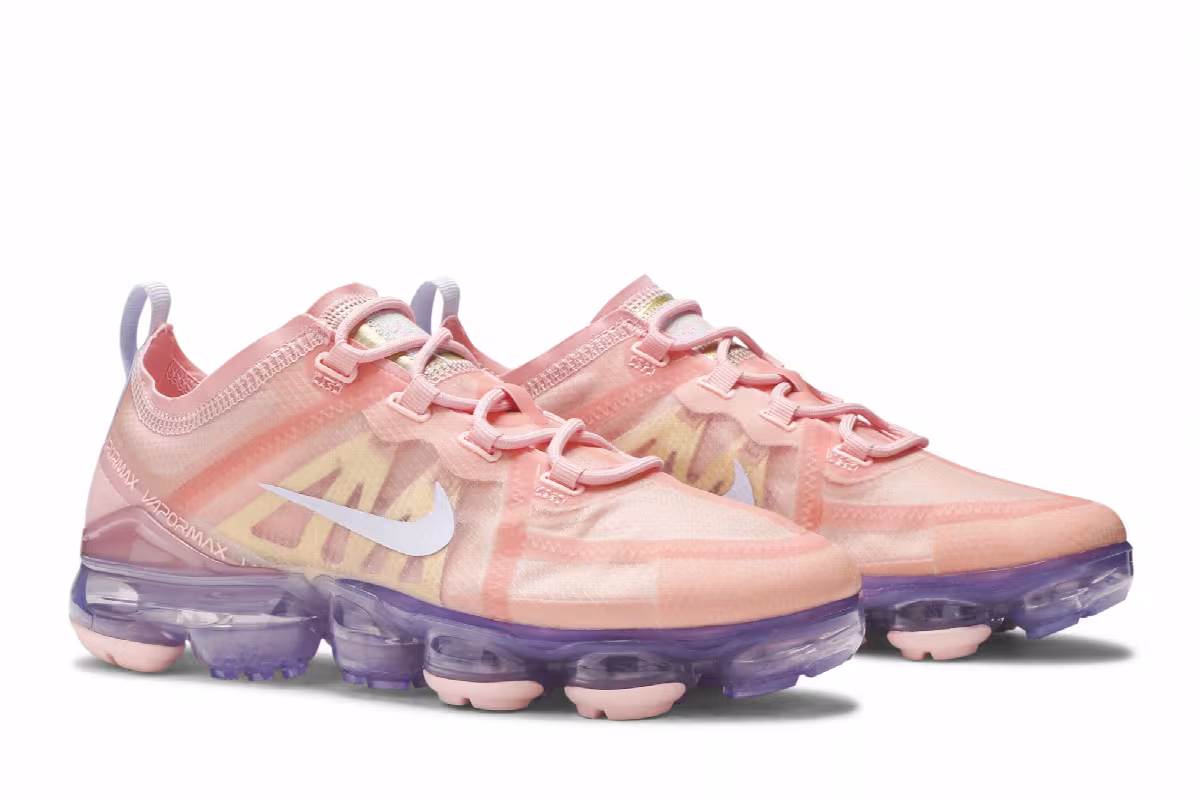 Nike Women's Air VaporMax 2019 Bleached Coral, view 9