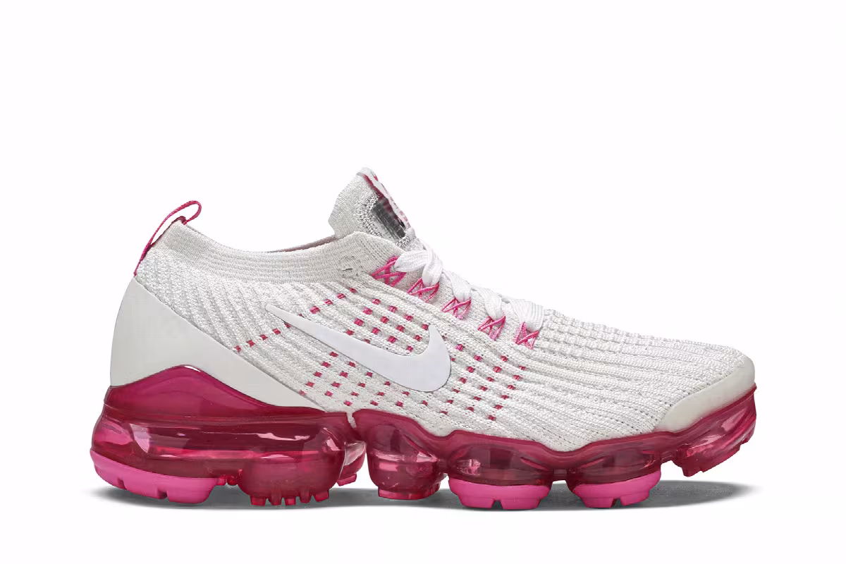 Nike Women's Air VaporMax Flyknit 3 Pink Rise, view 2
