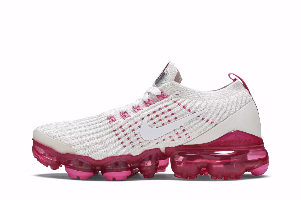 Nike Women's Air VaporMax Flyknit 3 Pink Rise, view 4