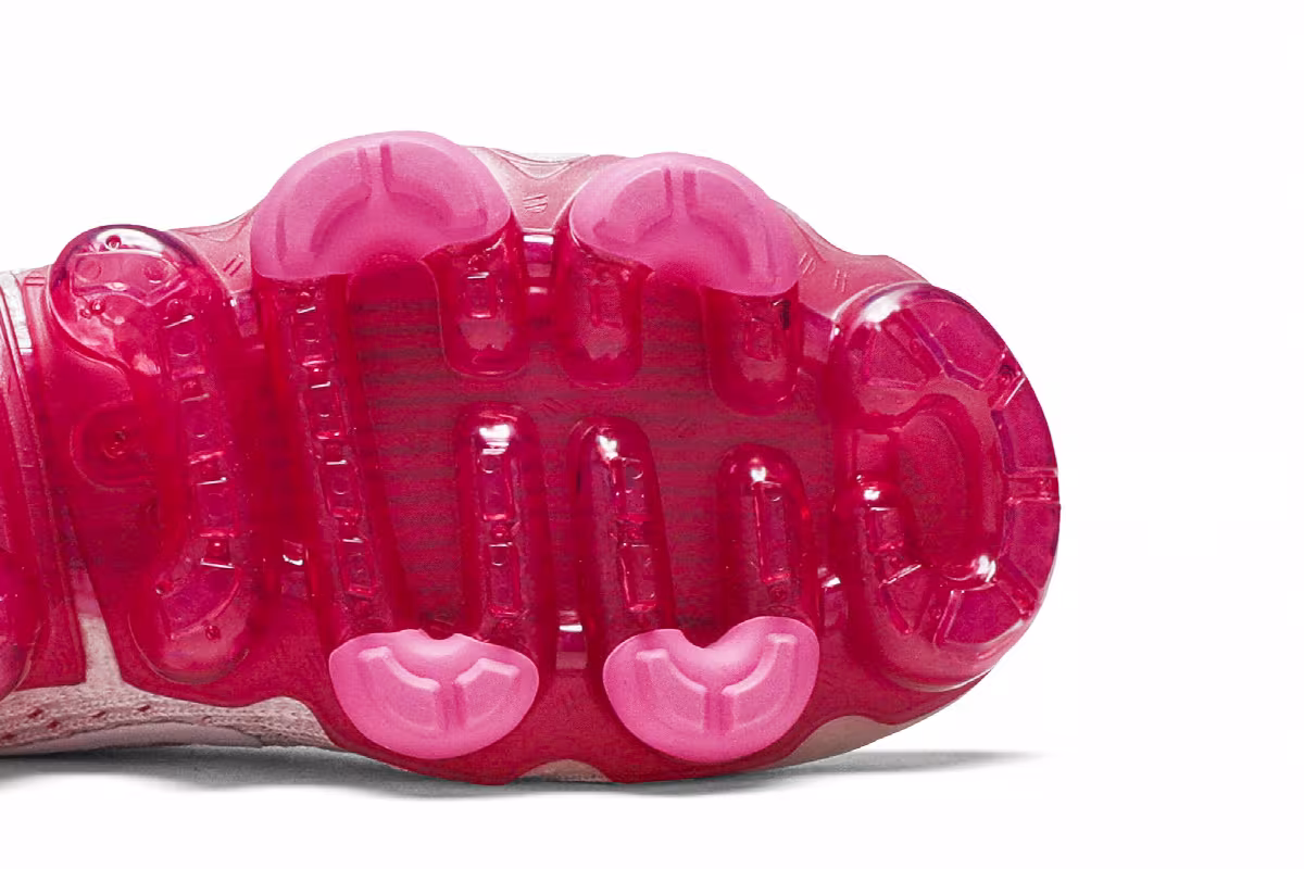 Nike Women's Air VaporMax Flyknit 3 Pink Rise, view 6