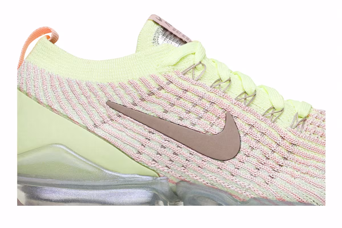 Nike Women's Air VaporMax Flyknit 3 Barely Volt Pink, view 3