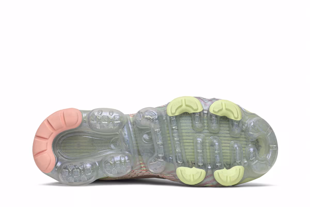 Nike Women's Air VaporMax Flyknit 3 Barely Volt Pink, view 5