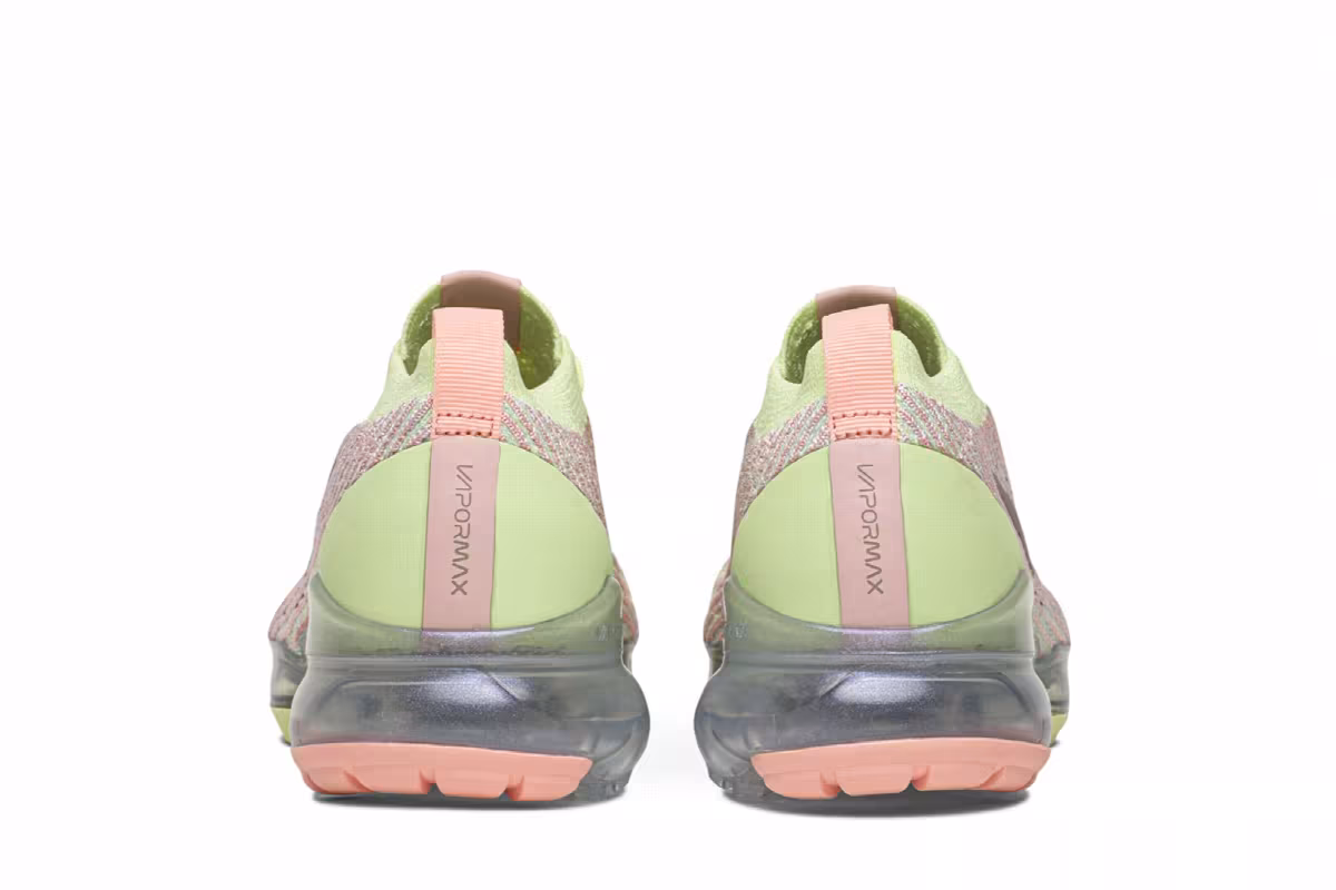 Nike Women's Air VaporMax Flyknit 3 Barely Volt Pink, view 7