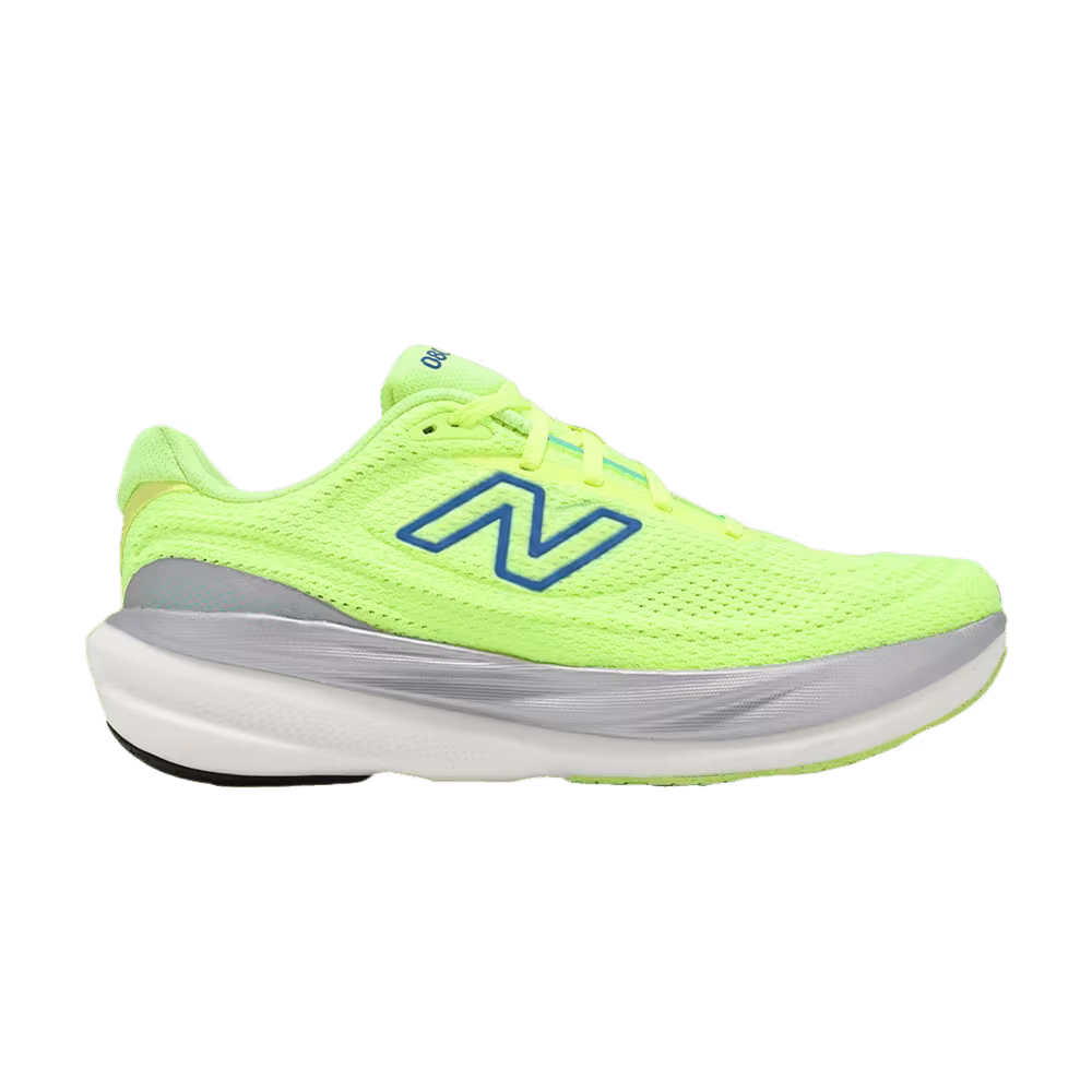 New Balance Women's 1080 V15 D Wide Glint Blue Silver Metallic