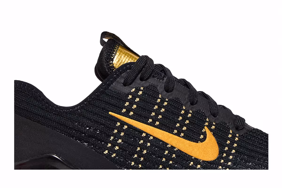 Nike Air VaporMax Flyknit 3 GS Black Gold, view 3