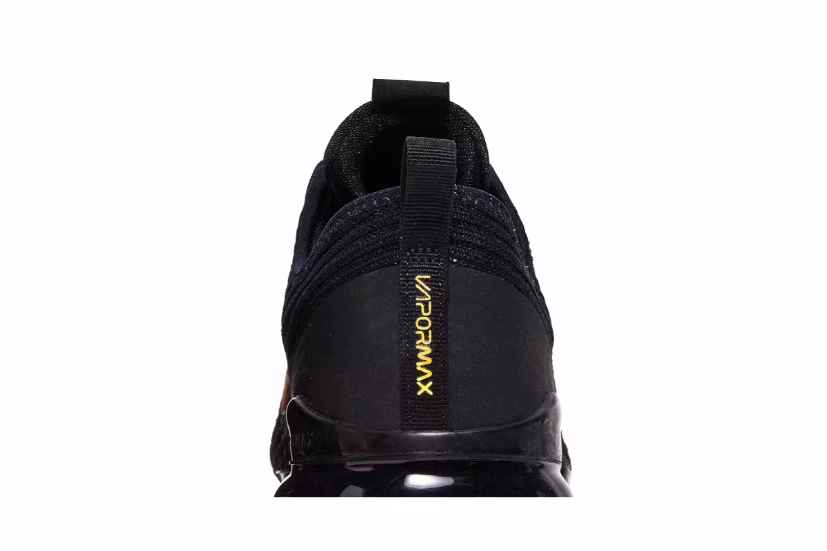 Nike Air VaporMax Flyknit 3 GS Black Gold, view 8