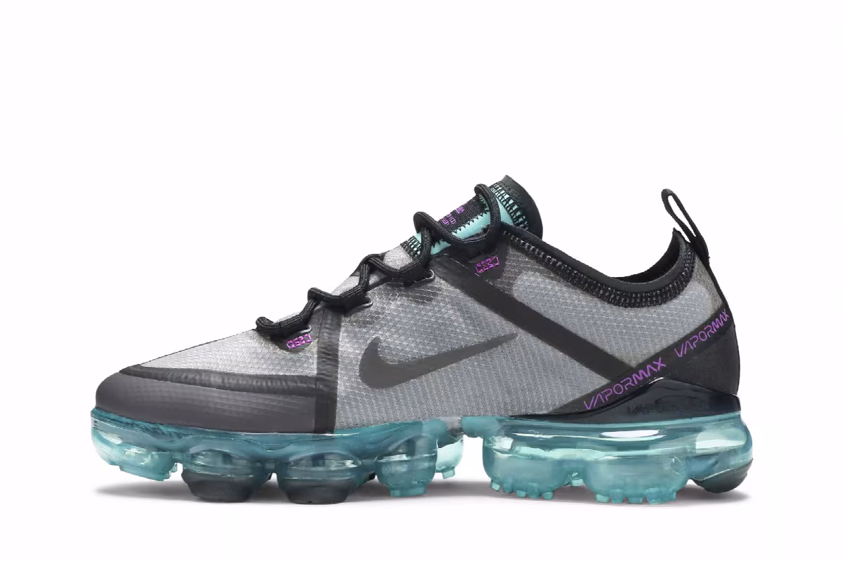 Nike Air VaporMax 2019 GS Thunder Grey Aurora, view 4