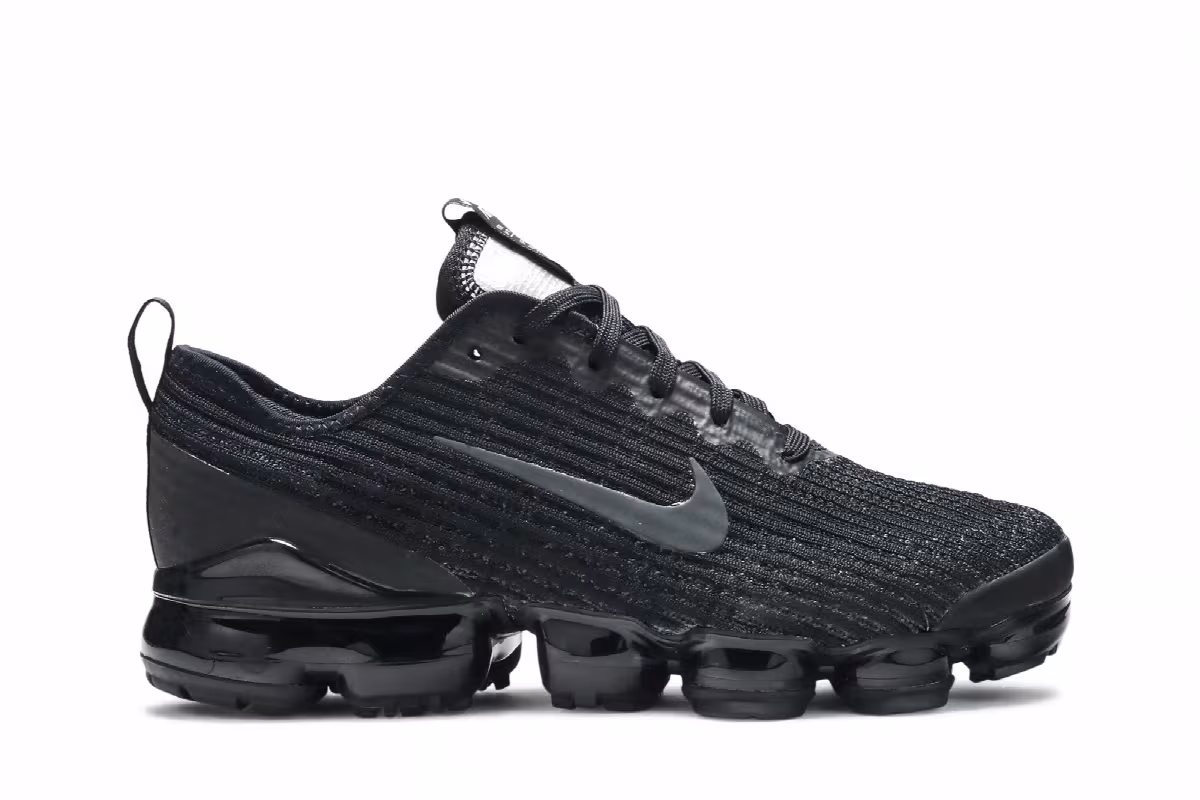 Nike Air VaporMax Flyknit 3 GS Black Anthracite, view 2
