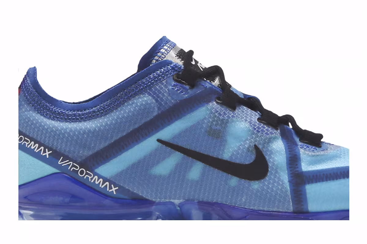 Nike Air VaporMax 2019 GS Indigo Force, view 3