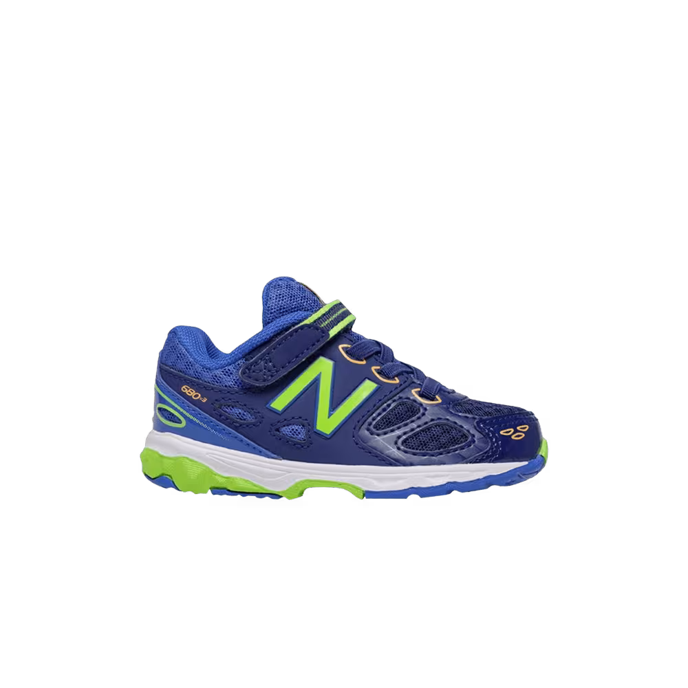 New Balance 680v3 Toddler Wide Blue Green