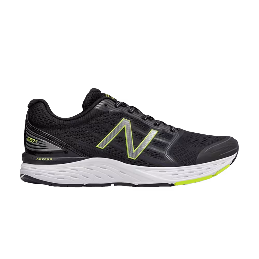 New Balance 680v5 4E Wide Black Hi-Lite