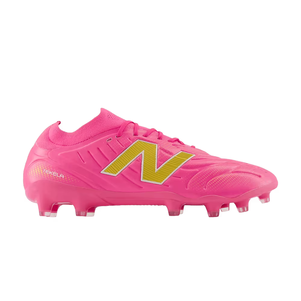 New Balance Tekela Pro Low MG V5 Pink Heat Metallic Gold Pink Satin