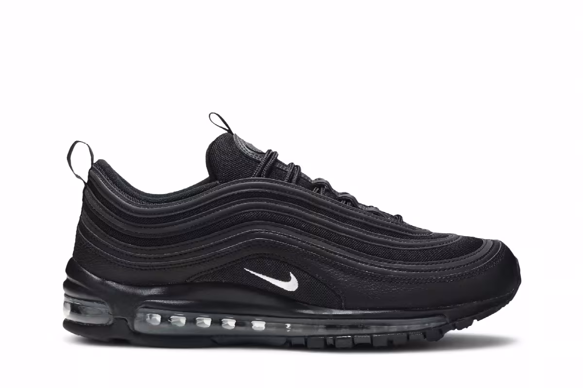 Nike Air Max 97 Black Terry Cloth, view 2