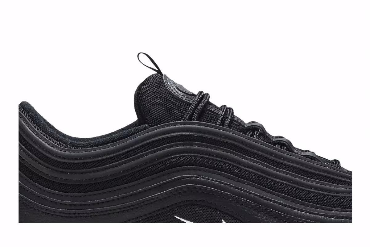 Nike Air Max 97 Black Terry Cloth, view 3