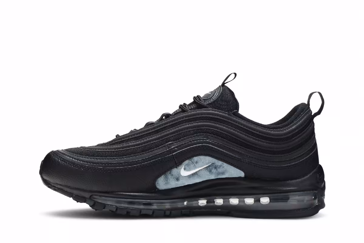 Nike Air Max 97 Black Terry Cloth, view 4