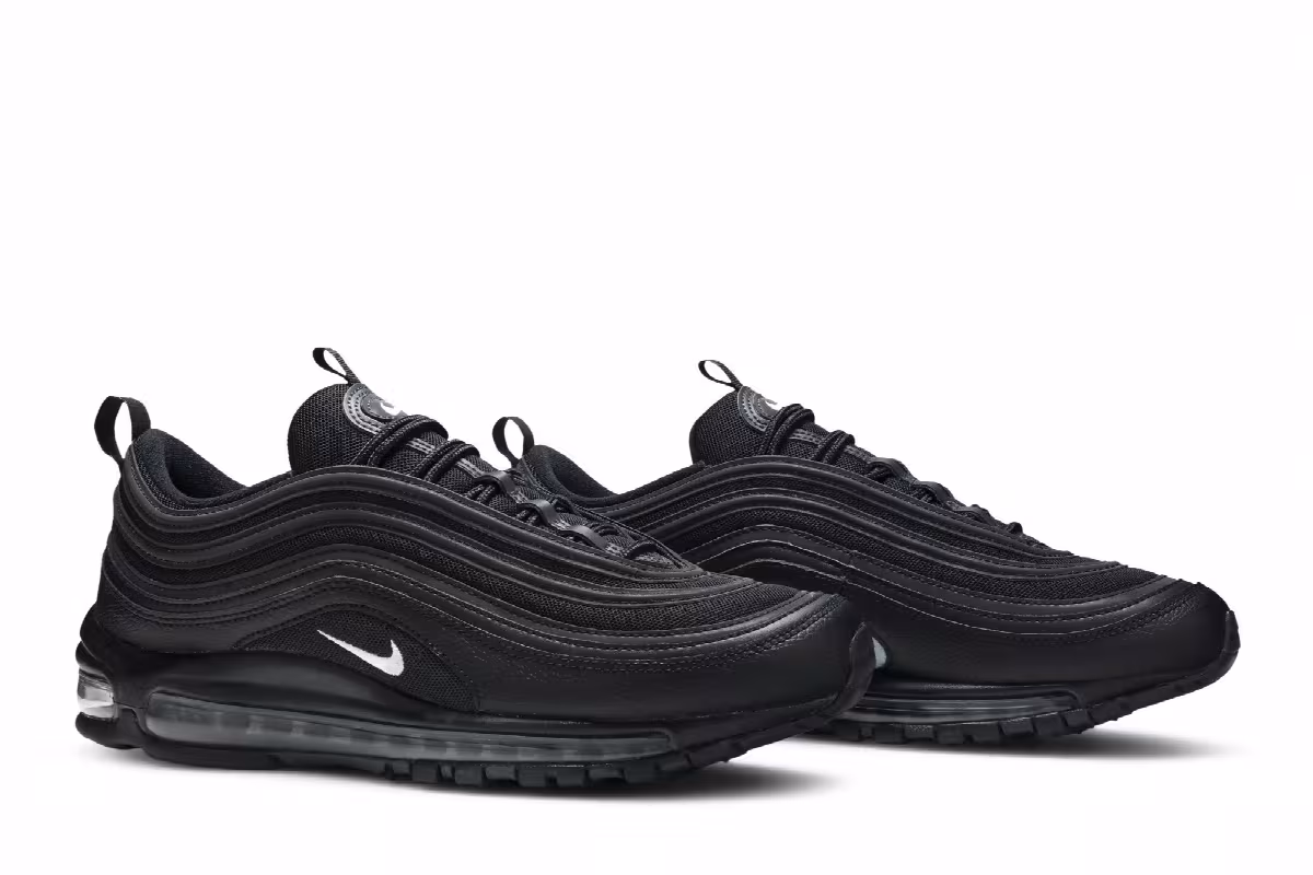 Nike Air Max 97 Black Terry Cloth, view 9