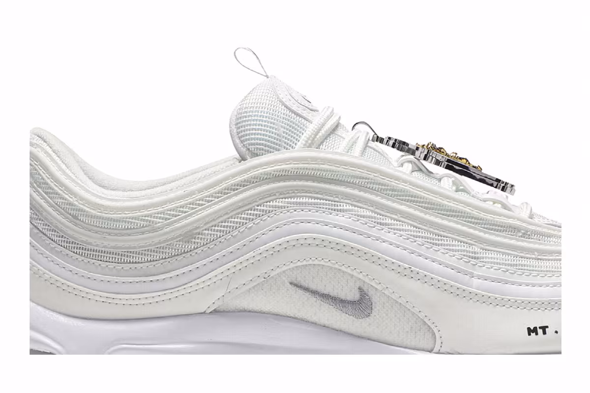 MSCHF x INRI x Nike Air Max 97 Jesus Shoes, view 3