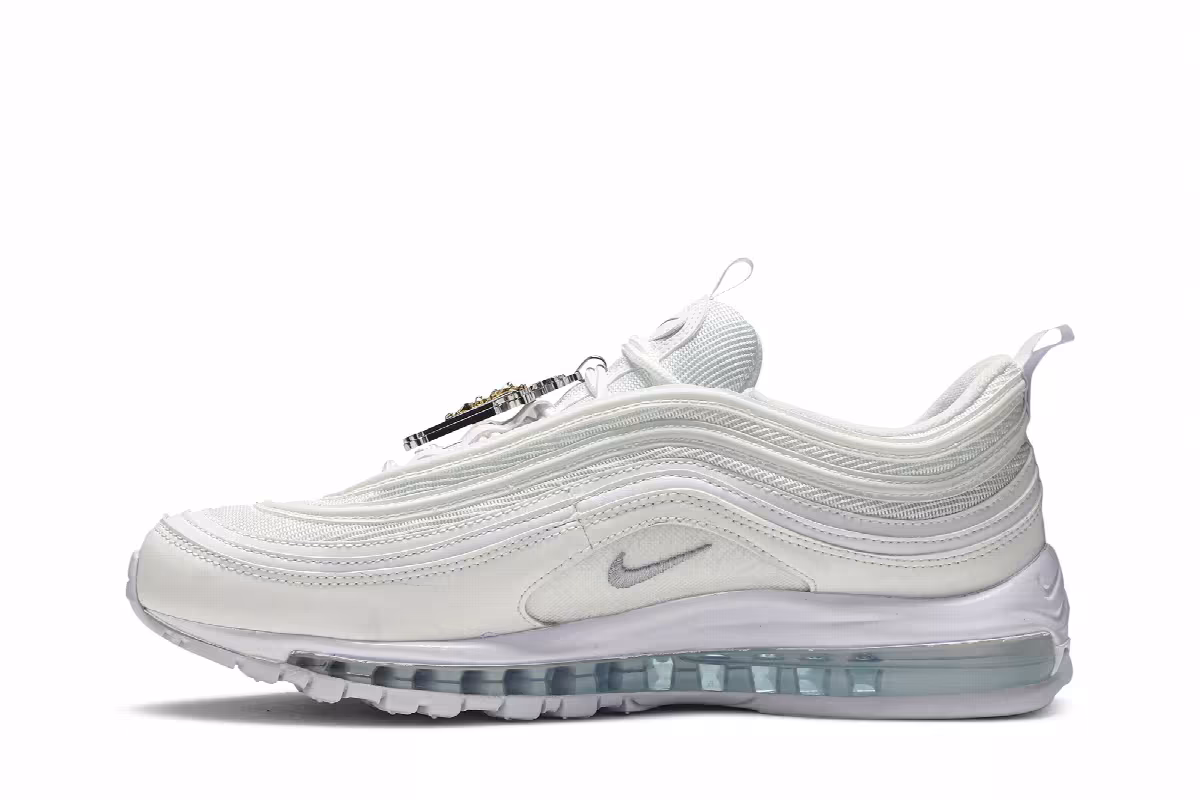 MSCHF x INRI x Nike Air Max 97 Jesus Shoes, view 4