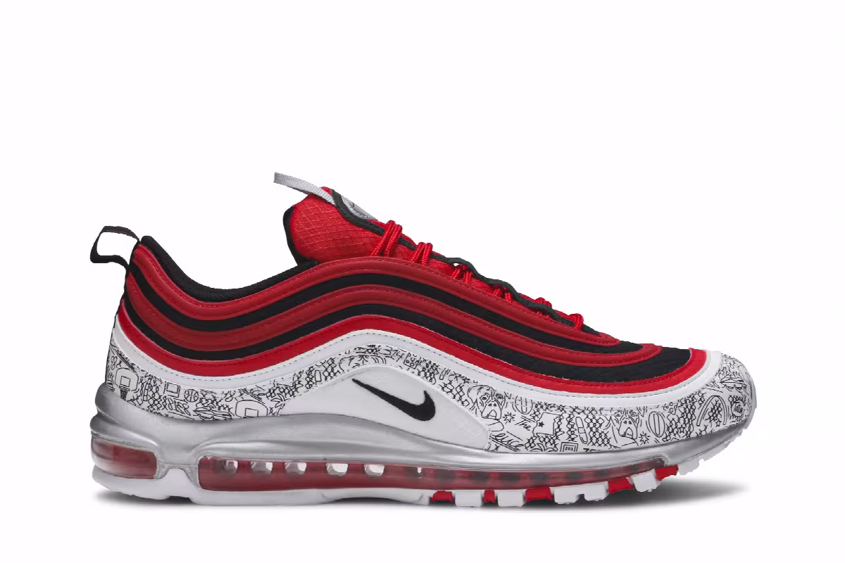 Jayson Tatum x Nike Air Max 97 Saint Louis Roots, view 2