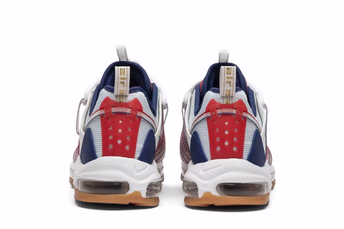 CLOT x Nike Air Max 97 Haven Royal Red, view 7