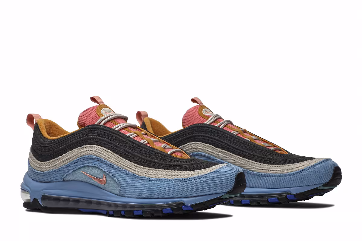 Nike Air Max 97 Corduroy Pack - Blue, view 9
