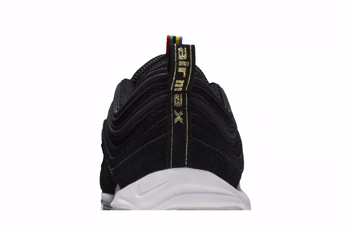 Nike Air Max 97 QS Olympic Rings - Black, view 8