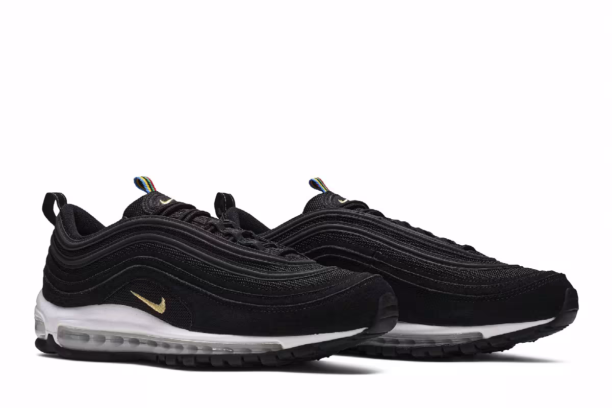 Nike Air Max 97 QS Olympic Rings - Black, view 9