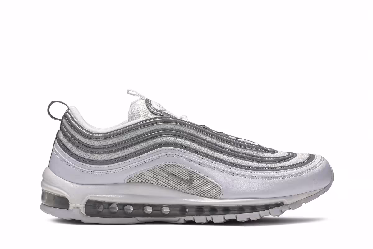 Nike Air Max 97 White Silver, view 2