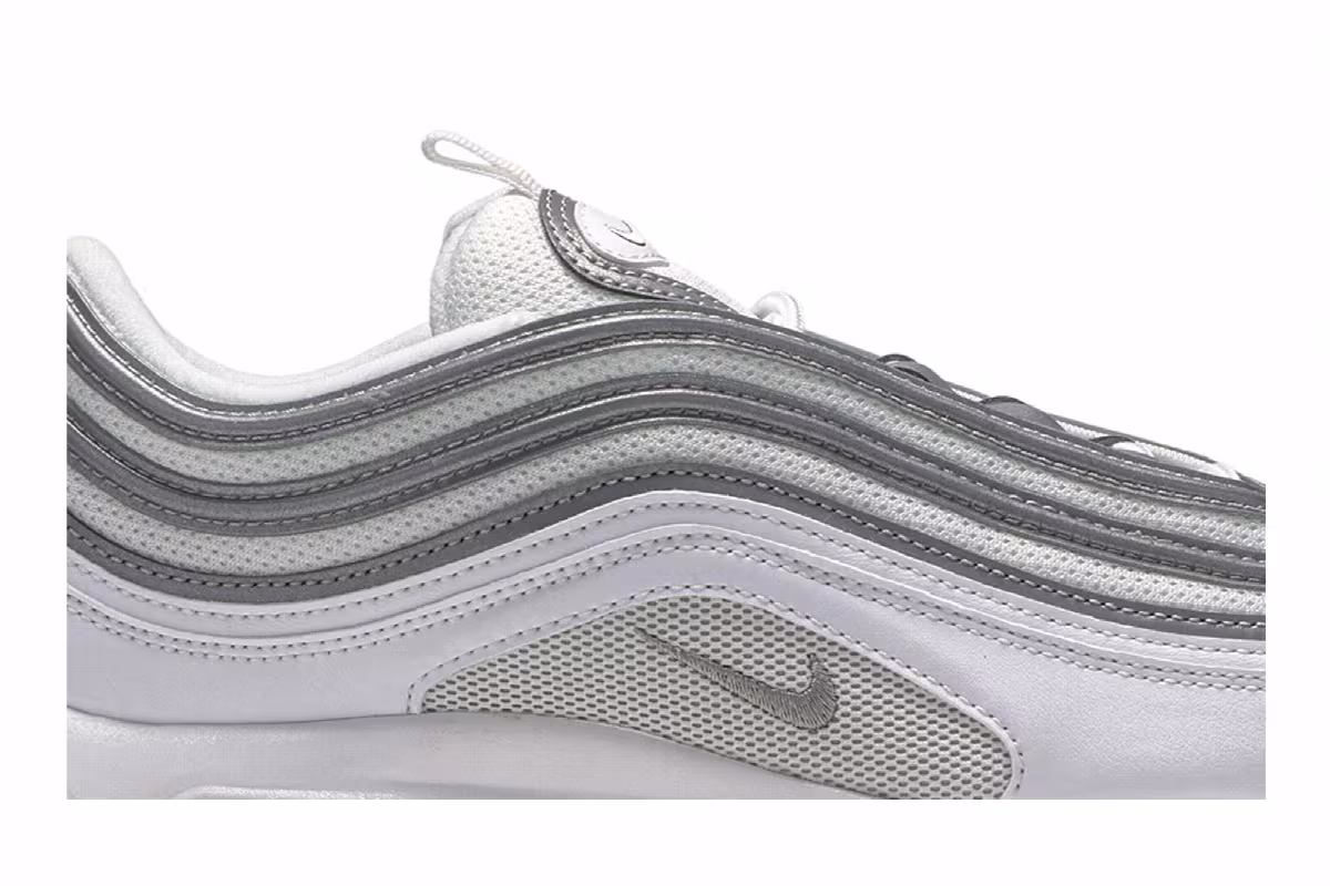 Nike Air Max 97 White Silver, view 3