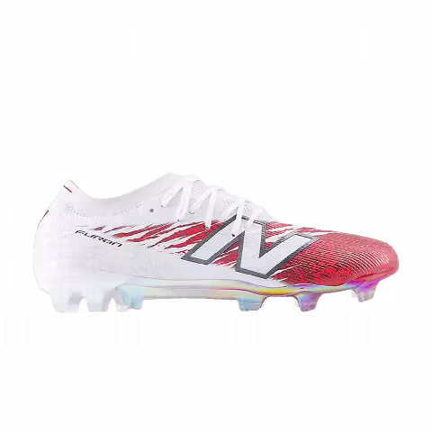 Bukayo Saka x New Balance Furon Elite FG V8 'White Burgundy Silver'