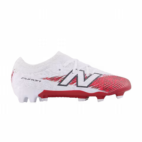 Bukayo Saka x New Balance Furon Elite FG V8 Big Kid 'White Burgundy Silver'